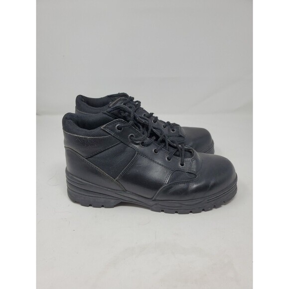 Magnum Viper Low Tactical Shoes Men's Size 8.5 EEE Black Leather STEEL TOE - Picture 2 of 8